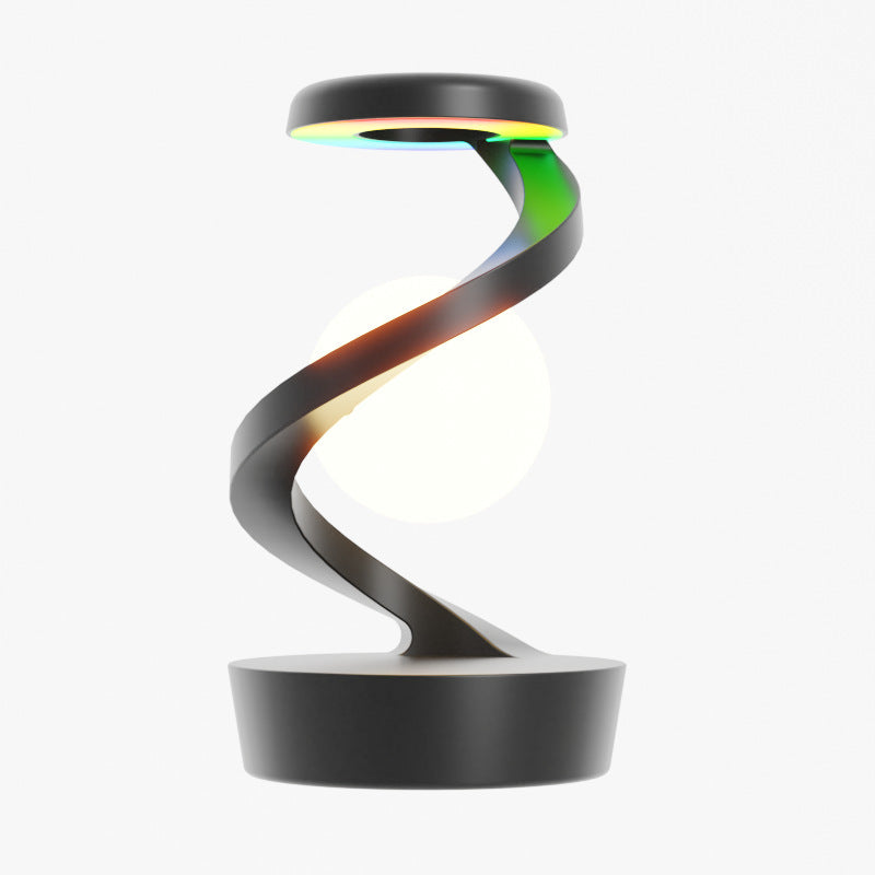 Rotating Moon Desk Lamp with Wireless Charging