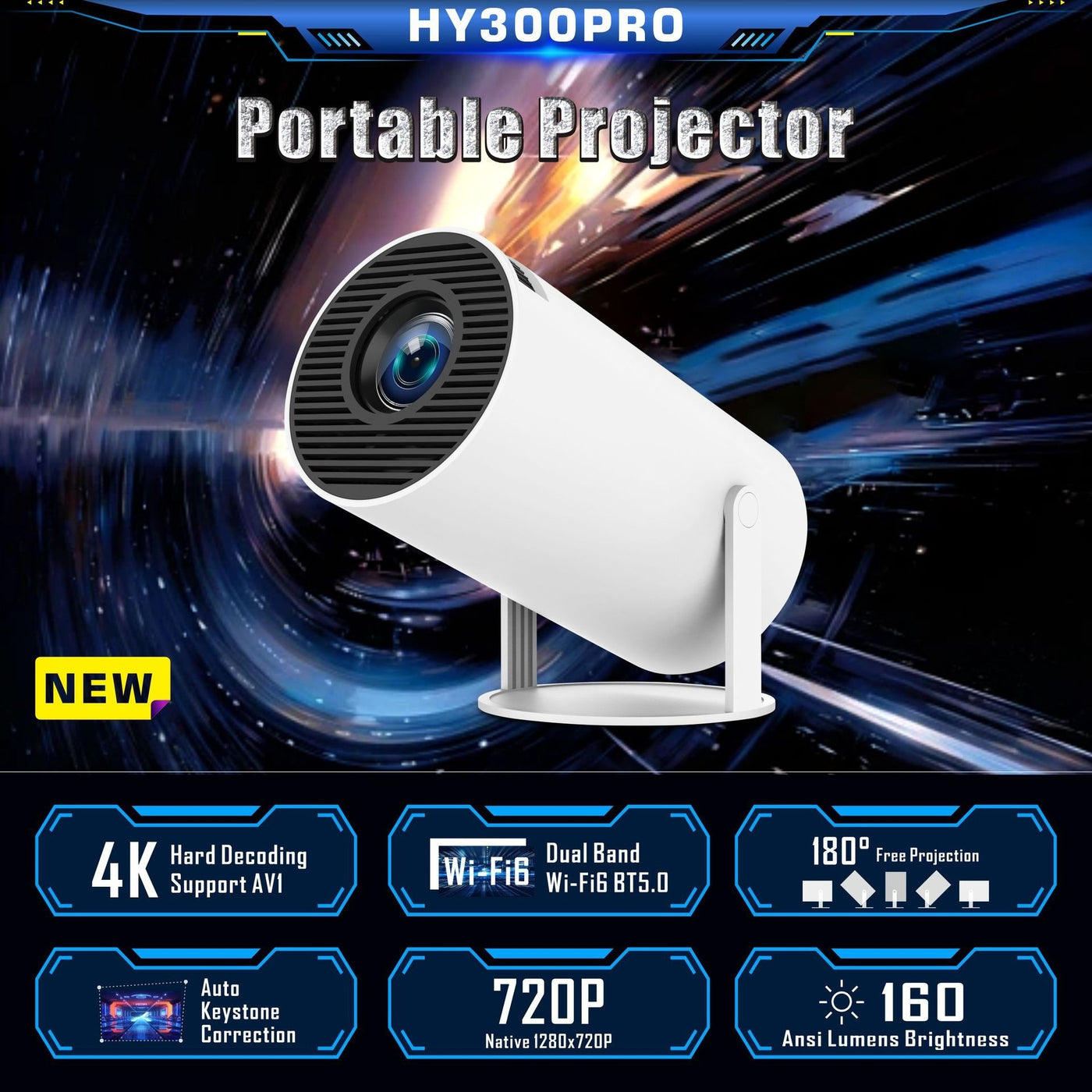 Pro Portable Home Projector